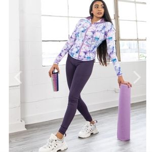 Jill Yoga Ladies Classic Yoga Jacket Tie Dye Color | XL